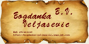 Bogdanka Veljašević vizit kartica